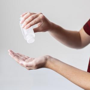 Disinfettante mani in gel 100ml tascabile con glicerina