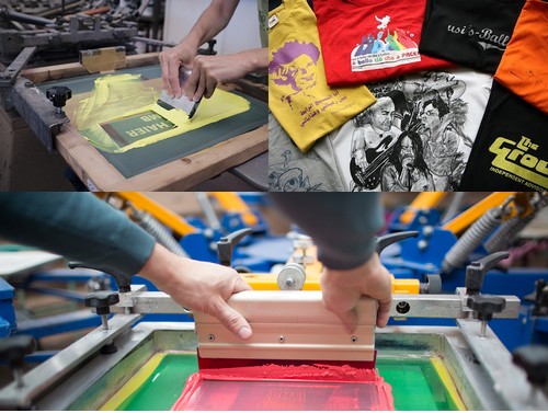 Esempi di stampa serigrafica