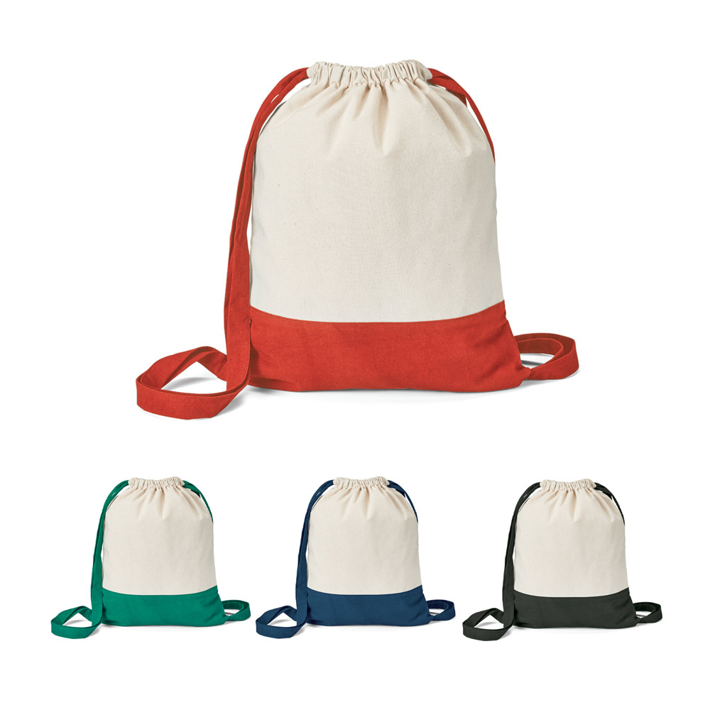 Sacca zaino cotone hotsell