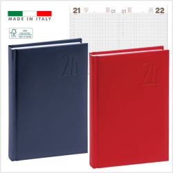 Agenda 2024 Basic giornaliera 15x21 a quadretti 1