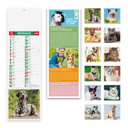 Calendario 2024 cuccioli Cani e Gatti silhouette 1