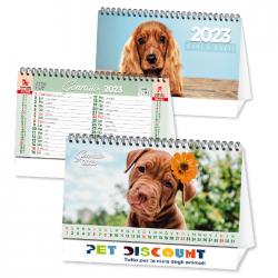 Calendario da tavolo 2023 cuccioli Cani e Gatti stampa su due lati 1