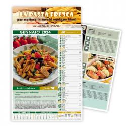 Calendario 2024 da parete Gastronomia e Ricette 1