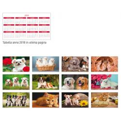 Calendario 2017 Cani e Gatti da tavolo personalizzato su due lati Gadget 403 2