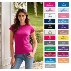 Maglietta Gildan Donna Softstyle 64000 in più di 25 colori 1