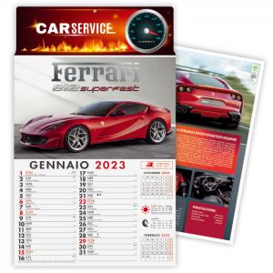 Calendario 2023 Auto Sportive per officine, carrozzerie, gommisti
