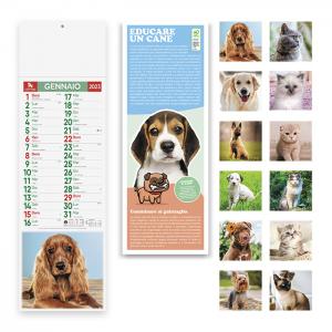 Calendario 2023 cuccioli Cani e Gatti silhouette