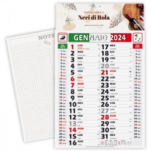 Calendario 2024 Olandese Tricolore Italiano