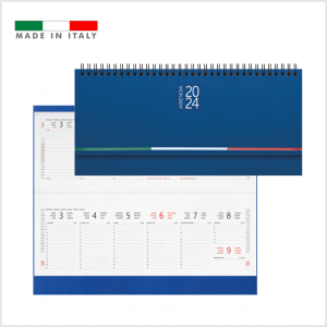 Agenda 2024 Bandiera Italiana planning 30x14