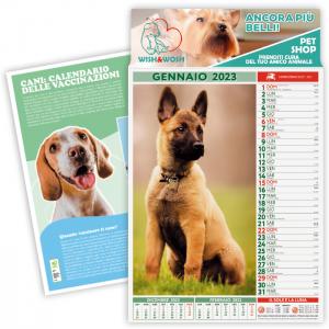 Calendario 2023 con Cuccioli di Cani e Gatti
