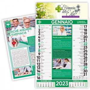Calendario 2023 da parete per Farmacia