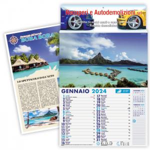 Calendario 2024 Paesaggi Viaggi e Vacanze