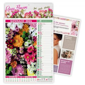 Calendario 2024 da parete Giardinaggio e Fioristi