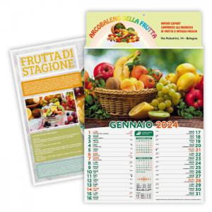 Calendario 2024 da parete Frutta e Verdura