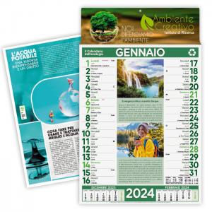 Calendario 2024 Ecologia e rispetto ambientale