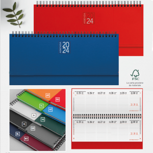 Planning settimanale da Tavolo 2024,Calendario da Scrivania Ufficio,Planning  spiralato da tavolo cm 30x14 ca,Weekly planner per ufficio. (Navy Blue) :  : Cancelleria e prodotti per ufficio