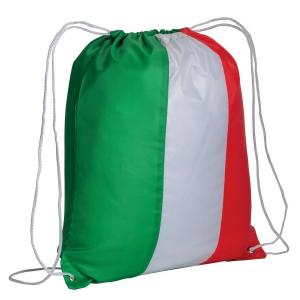 Zainetto tricolore in poliestere