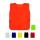 Casacca-pettorina arancione, bianca, blu, gialla, nera, rossa e verde personaliz