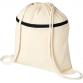 Sacca Zaino in cotone naturale con zip 3